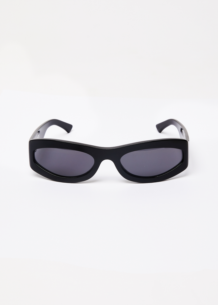 Afends Unisex Platinum J - Sunglasses - Gloss Black 