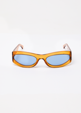 Afends Unisex Platinum J - Sunglasses - Clear Orange - Afends unisex platinum j   sunglasses   clear orange 