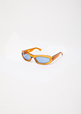 Afends Unisex Platinum J - Sunglasses - Clear Orange - Afends unisex platinum j   sunglasses   clear orange 
