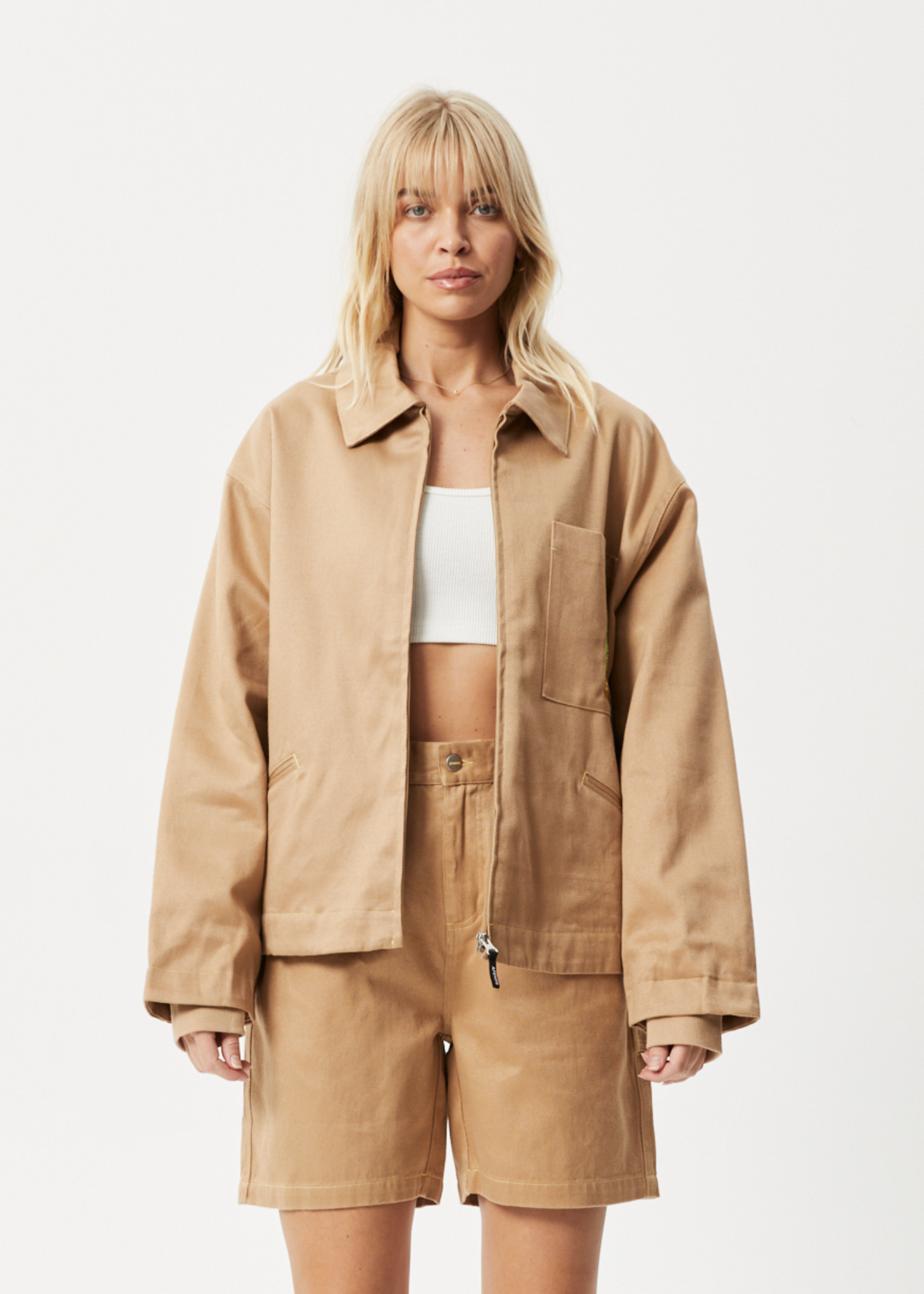 AFENDS Unisex Sleepy Hollow - Unisex Twill Carpenter Jacket AFENDS Unisex Sleepy Hollow - Unisex Twill Carpenter Jacket