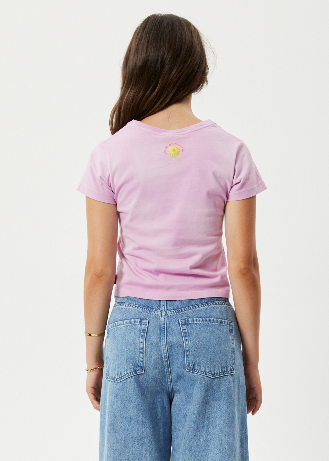 AFENDS Womens Return To Earth - Baby T-Shirt - Worn Candy 