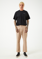 Afends Mens Ninety Twos - Recycled Chino Pants - Bone - Afends mens ninety twos   recycled chino pants   bone 