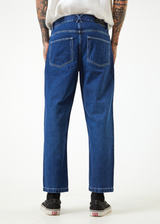 Afends Mens Ninety Twos - Hemp Denim Relaxed Jeans - Original Rinse - Afends mens ninety twos   hemp denim relaxed jeans   original rinse 