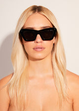 Afends Unisex Sundae Driver - Sunglasses - Gloss Black - Afends unisex sundae driver   sunglasses   gloss black 