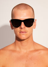 Afends Unisex Premium OG - Sunglasses - Gloss Black - Afends unisex premium og   sunglasses   gloss black 