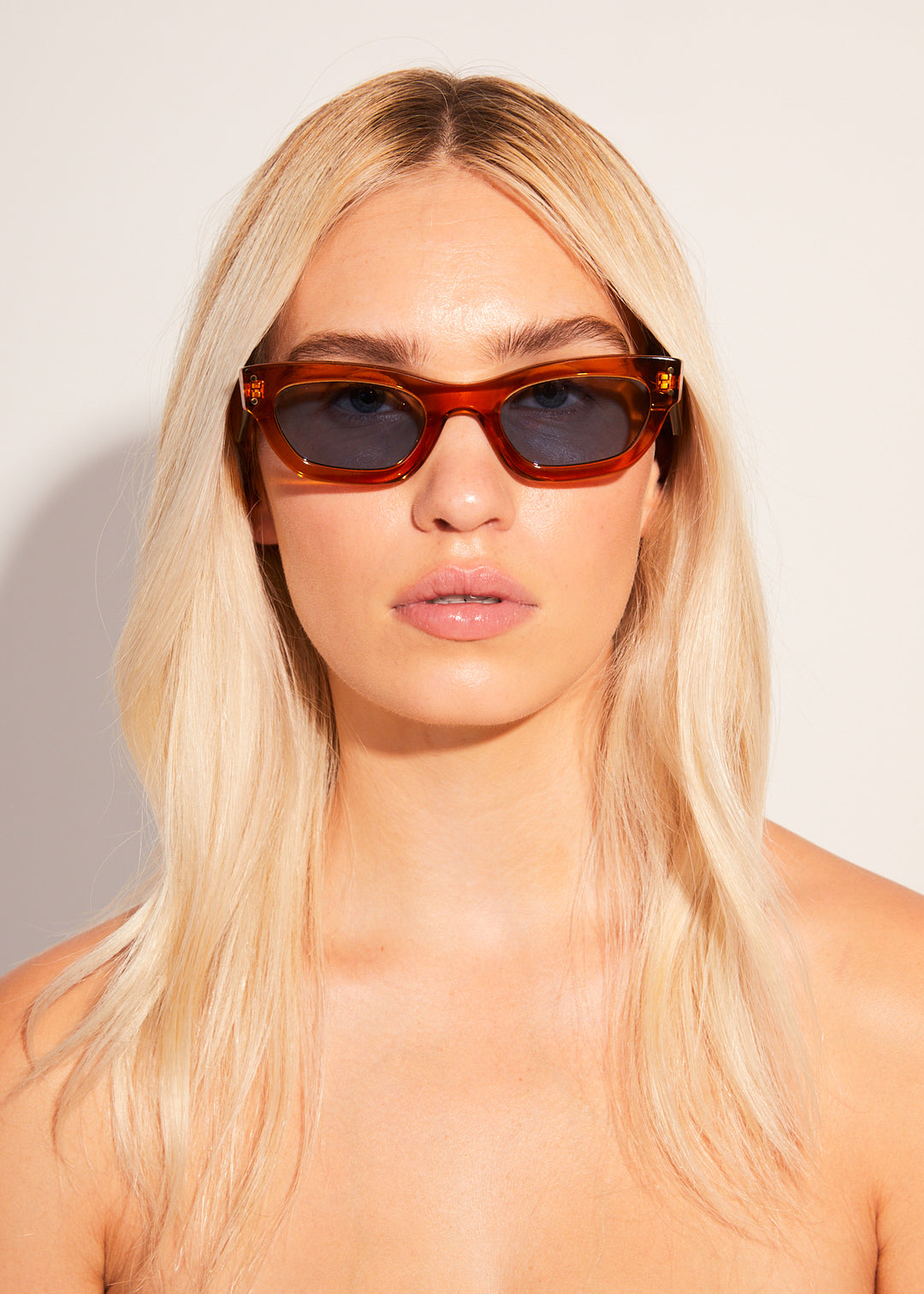 AFENDS Unisex Clementine - Sunglasses - Clear Orange 