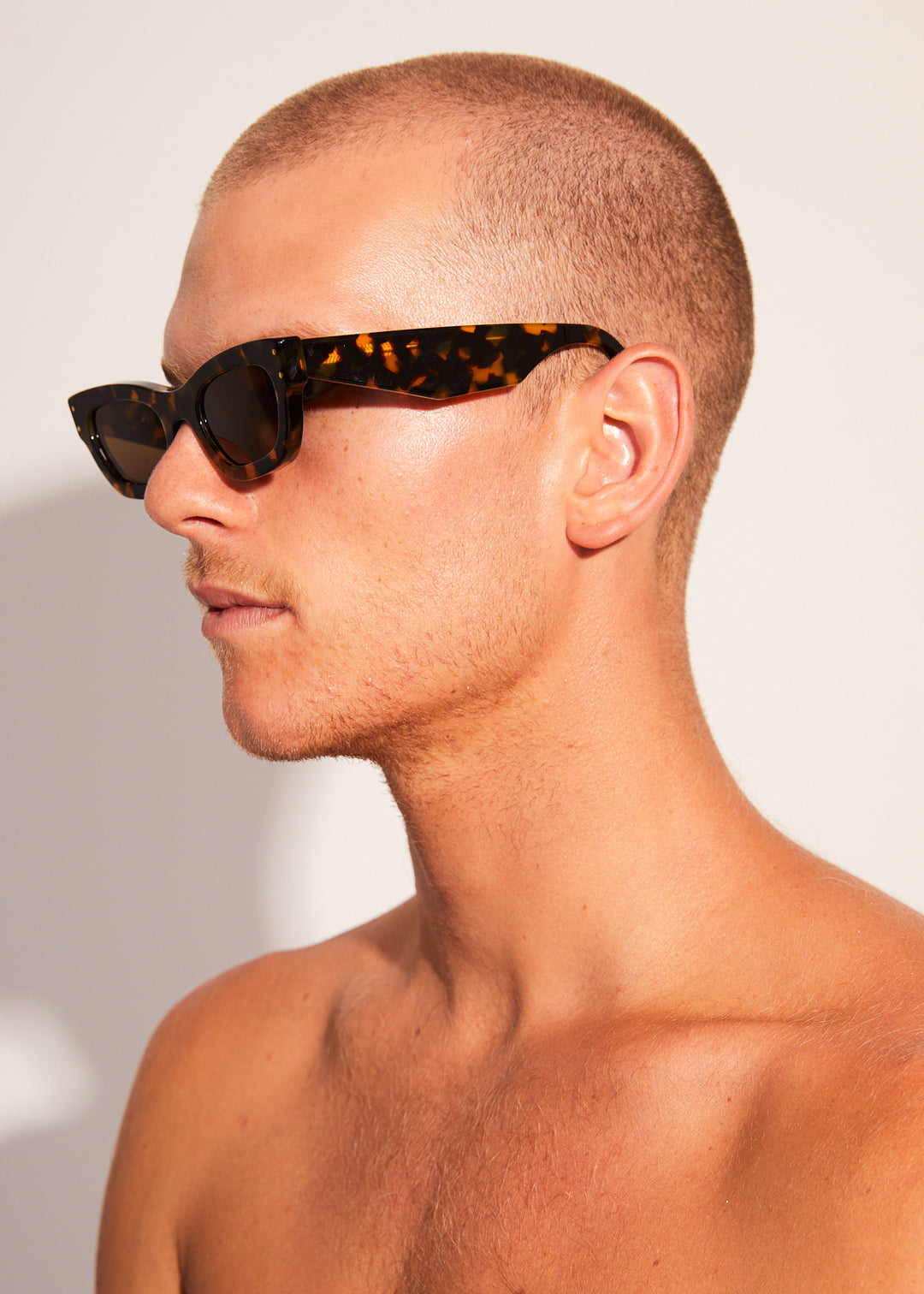 AFENDS Unisex Clementine - Sunglasses - Brown Shell 