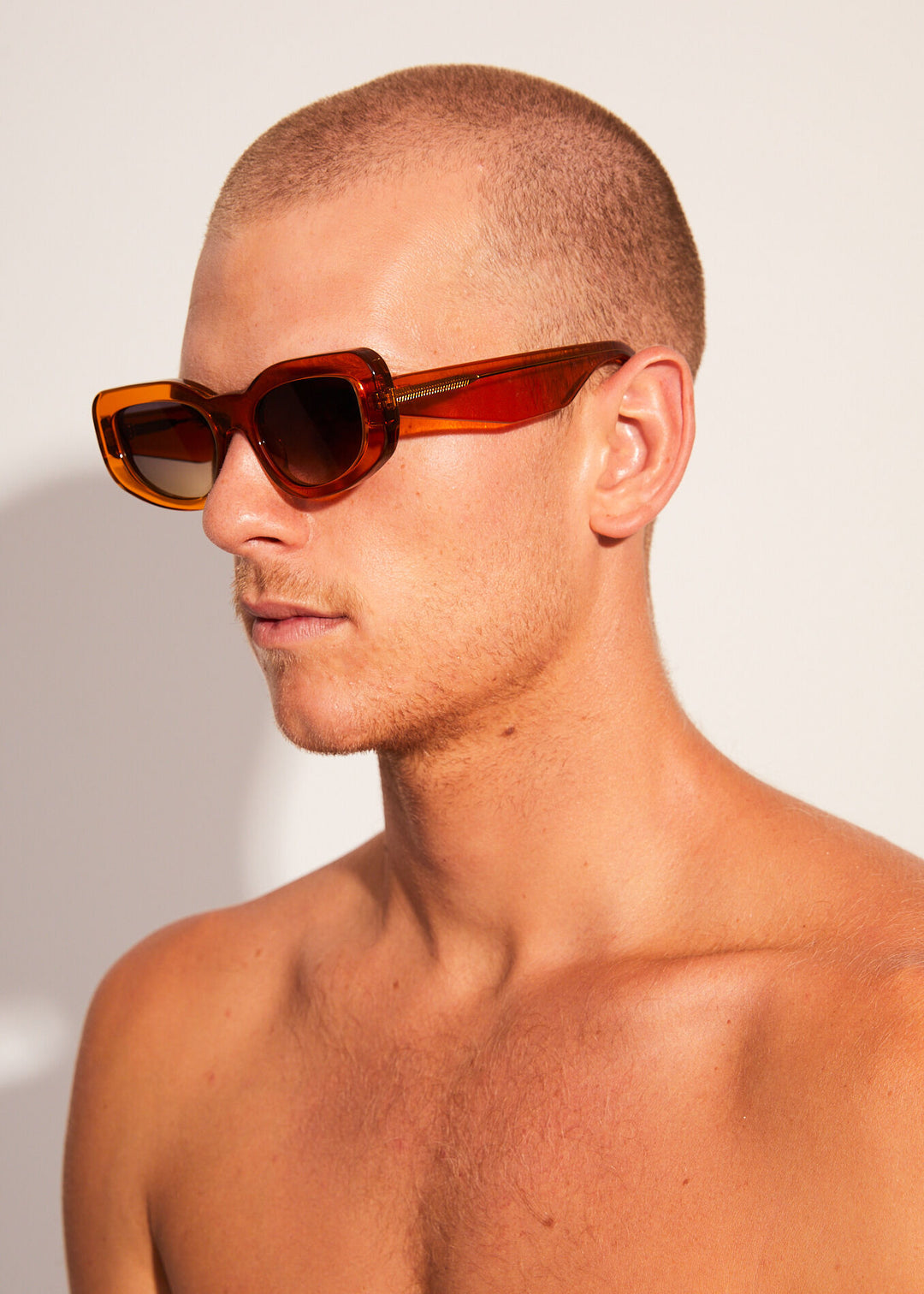 AFENDS Unisex Super Haze - Sunglasses - Clear Orange 