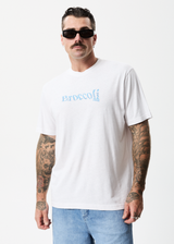 Afends Unisex Broccoli - Unisex Hemp Retro T-Shirt - White - Afends unisex broccoli   unisex hemp retro t shirt   white 