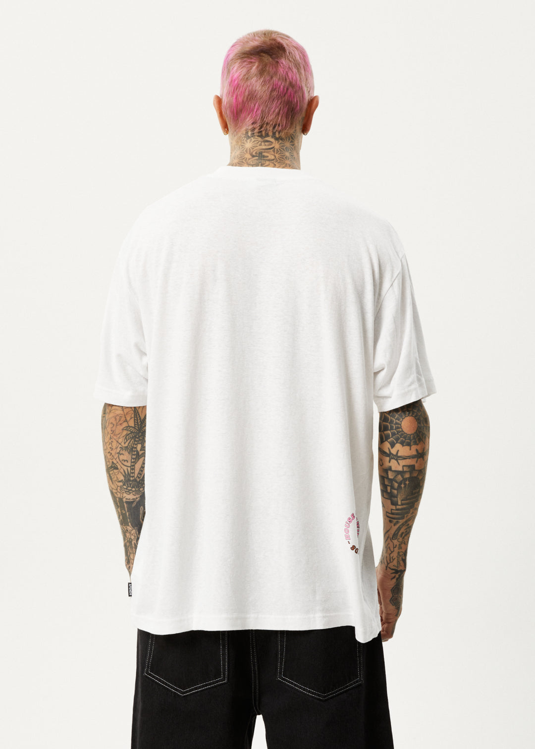 AFENDS Unisex Orbital - Unisex Boxy Graphic T-Shirt - White 