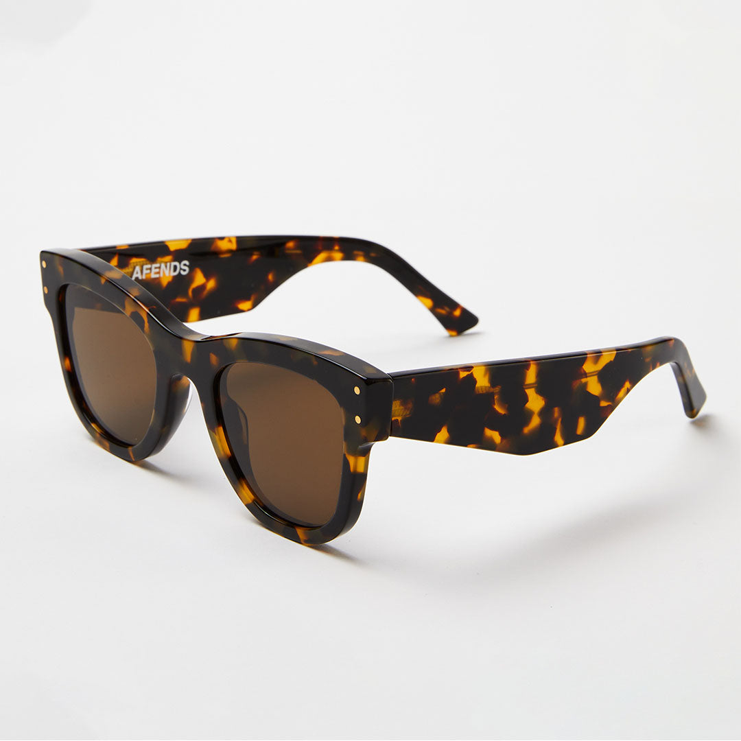 AFENDS Unisex Premium OG - Sunglasses - Brown Shell 