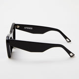 Afends Unisex Sundae Driver - Sunglasses - Gloss Black - Afends unisex sundae driver   sunglasses   gloss black 