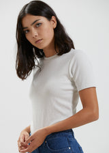 Afends Womens Simona - Hemp Ribbed T-Shirt - Off White - Https://player.vimeo.com/external/588176048.hd.mp4?s=519003b65cbb0eaf812f84ce536af50857b4de0f&profile_id=175