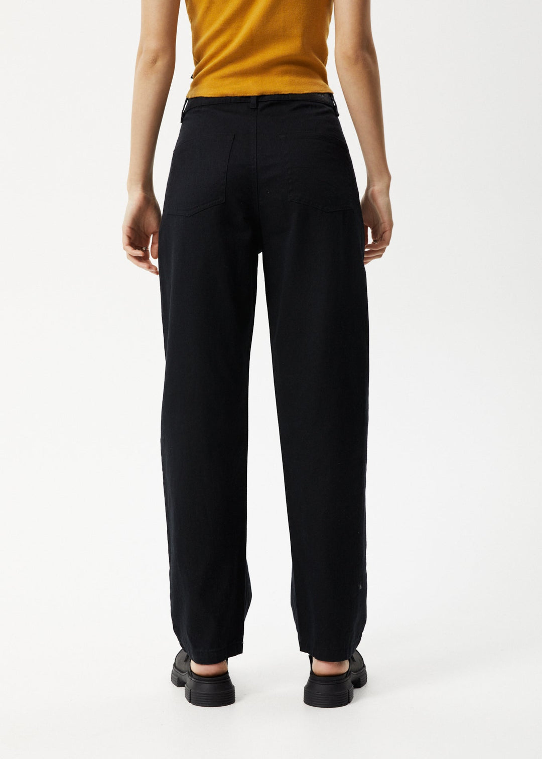 AFENDS Womens Shelby - Wide Leg Pants - Black 