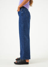 AFENDS Womens Gigi - Denim Flared Jeans - Original Rinse - Afends womens gigi   denim flared jeans   original rinse 