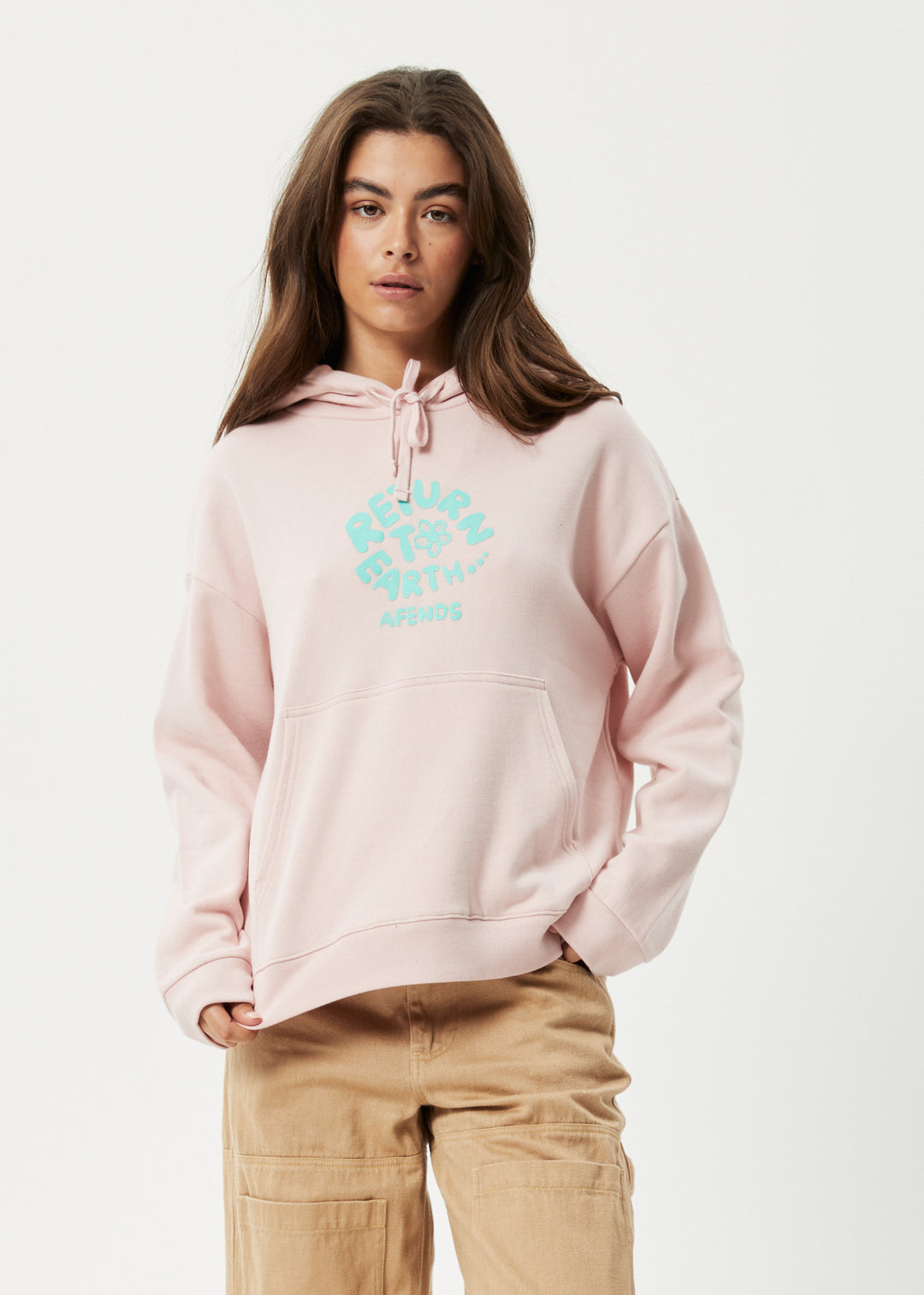 AFENDS Womens Taylor - Hoodie - Lotus 