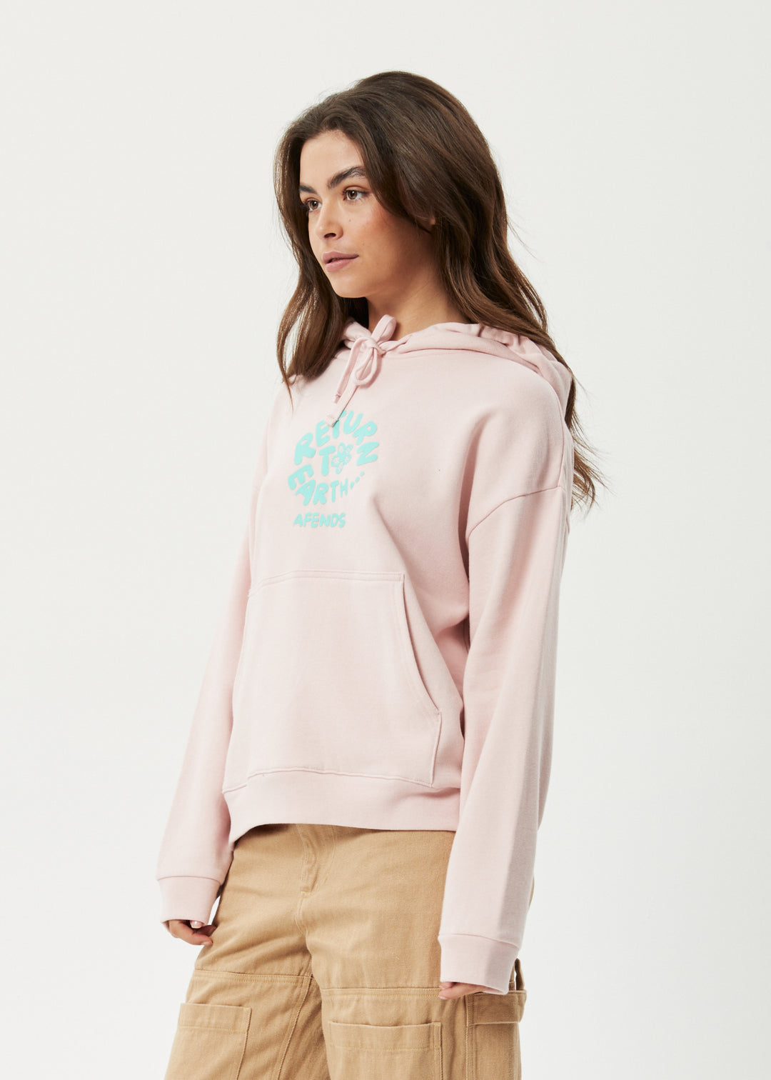 AFENDS Womens Taylor - Hoodie - Lotus 