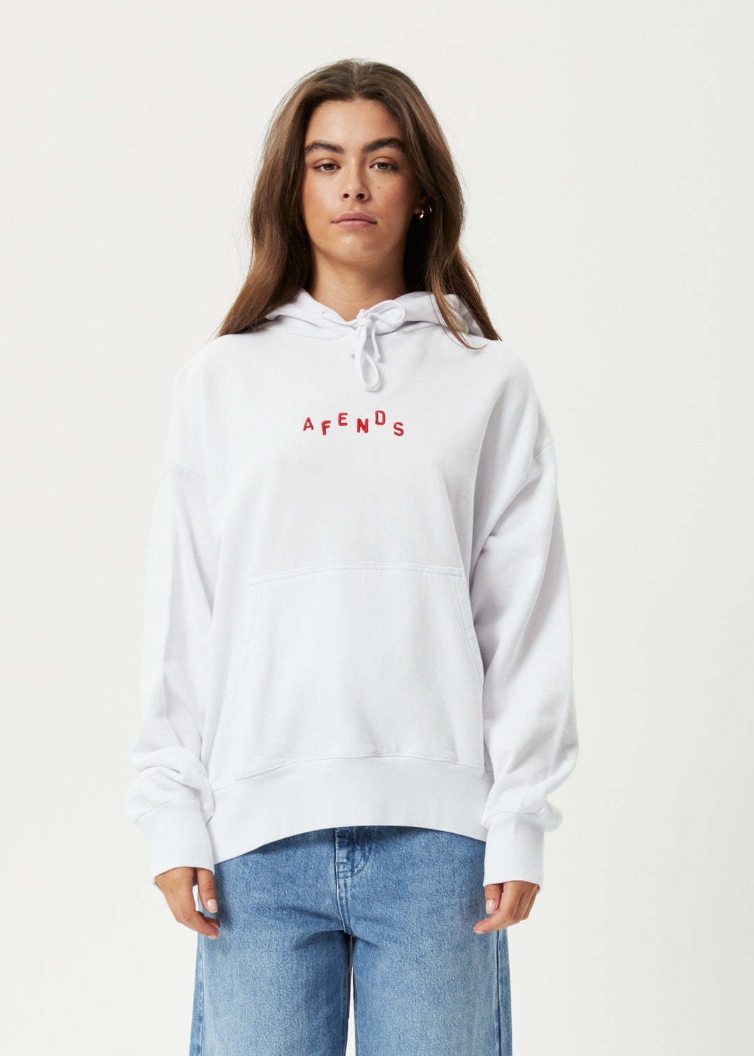 AFENDS Womens Kala - Hoodie - White 