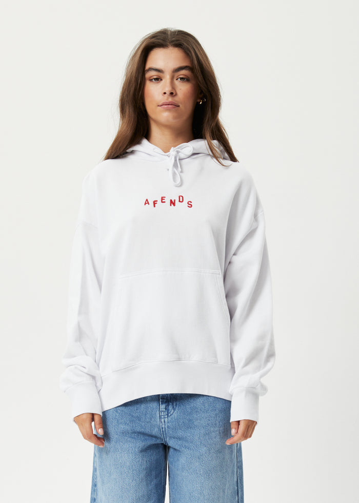 Afends Womens Kala - Recycled Hoodie - White 