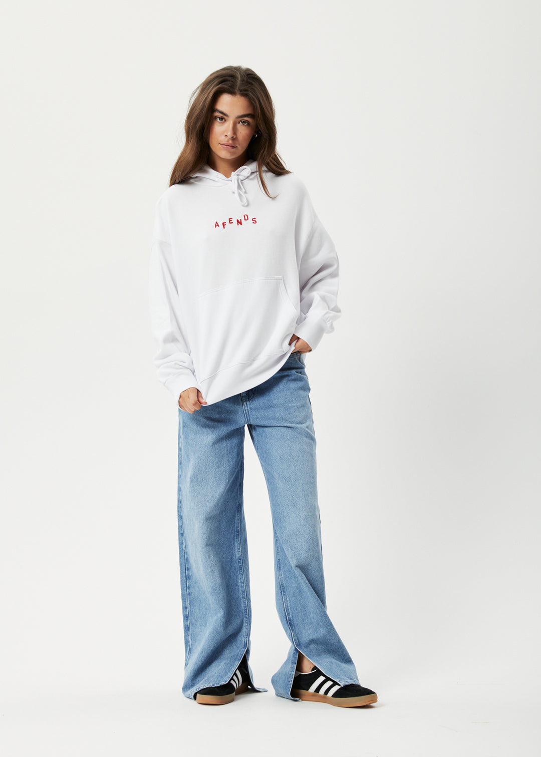 AFENDS Womens Kala - Hoodie - White 