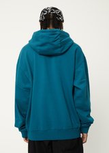 Afends Mens Earthling - Recycled Hoodie - Azure - Afends mens earthling   recycled hoodie   azure 