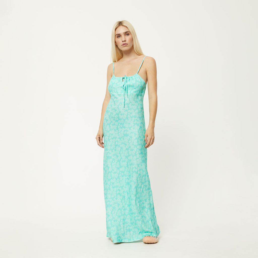 AFENDS Womens Benny - Maxi Dress - Jade Daisy W231816-JDD-XS