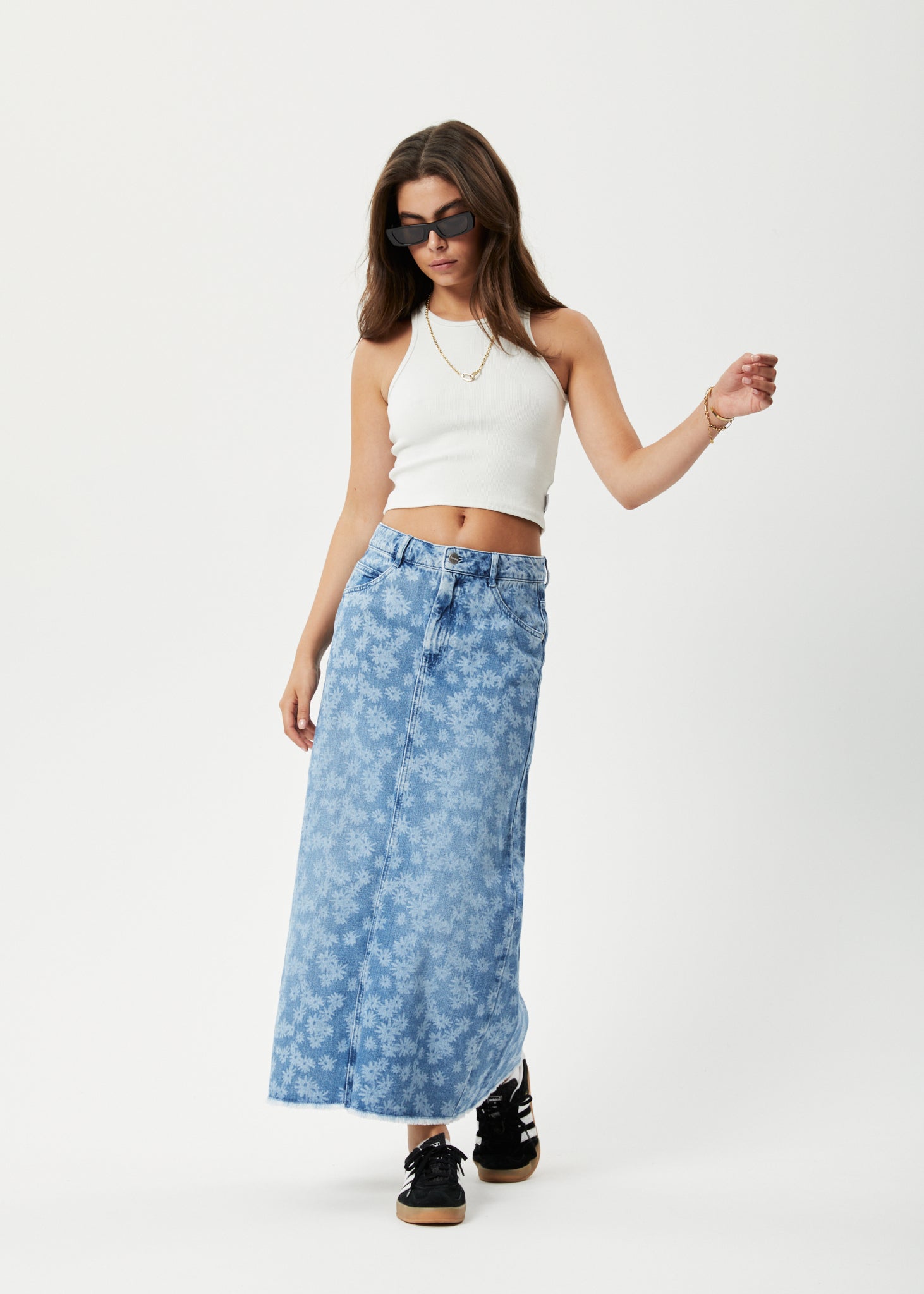 Denim midi skirts are back  heres where you can shop the seasons look   Mirror Online