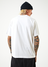 Afends Mens Programmed - Recycled Retro T-Shirt - White - Afends mens programmed   recycled retro t shirt   white 