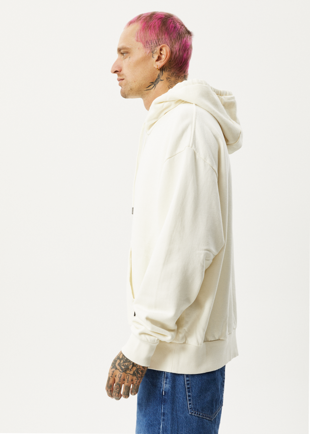 AFENDS Unisex Vacancy - Unisex Hoodie - Off White 